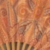 Abanico plegable Elaraine con estampado de cachemira