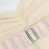 Bañador Biarritz con escote halter y aberturas en malva