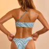 Bañador de una pieza Signature Swim II con estampado azul
