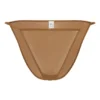 Bikini de tanga de malla suave Intimates en color almendra