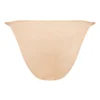 Bikini de tanga de malla suave Intimates en color beige