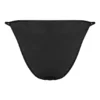 Bikini de tiras de malla suave Intimates en negro