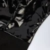 Bodis de vinilo brillante con escote pronunciado Siana en negro