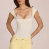 Body Arlen de modal en color marfil