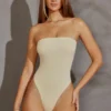 Body bandeau Allegra en color marfil