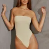 Body bandeau Allegra en color marfil