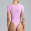 Body con cordones Raine en rosa violeta