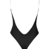 Body tanga de malla suave con tirantes invisibles de Intimates en negro