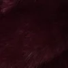 Bolero corto de pelo sintético Almerinda en color vino
