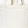 Bolso tote acolchado impermeable en color Ice