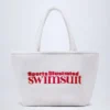 Bolso tote de rizo Velika en blanco