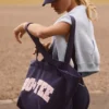 Bolso tote oversize en azul marino clásico