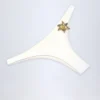 Braguitas de bikini atrevidas con detalles metálicos de Beqa en blanco