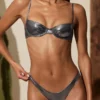 Braguitas de bikini atrevidas Mar en color plateado