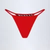 Braguitas de bikini Camogli con estampado de cebra