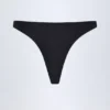 Braguitas de bikini cheeky Beqa con detalles metálicos en negro