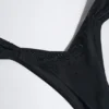Braguitas de bikini cheeky con fruncidos y adornos Pacifico en negro