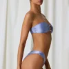 Braguitas de bikini chevy con fruncidos Papara en morado lavanda