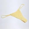 Braguitas de bikini con cordón Bosa Broderie Anglaise en amarillo limón