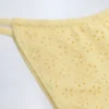 Braguitas de bikini con cordón Bosa Broderie Anglaise en amarillo limón