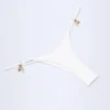 Braguitas de bikini con detalle Cebu Charm en blanco