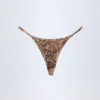 Braguitas de bikini con detalle Cebu Charm en estampado de serpiente