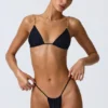 Braguitas de bikini con fruncidos Delray en negro