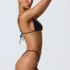 Braguitas de bikini con fruncidos Delray en negro