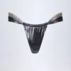 Braguitas de bikini con fruncidos Maravi en plateado cromado