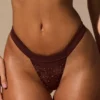 Braguitas de bikini Indira Cheeky en marrón espresso