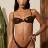Braguitas de bikini Mar Cheeky en color bronce