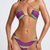 Braguitas de bikini micro cheeky Azure de Oh Polly Ropa de baño con estampado multicolor
