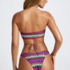 Braguitas de bikini micro cheeky Azure de Oh Polly Ropa de baño con estampado multicolor