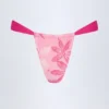 Braguitas de bikini Pensacola Cheeky con estampado de orquídeas rosas
