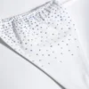 Braguitas de bikini tanga con cordón y adornos Bali en blanco