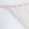 Braguitas de bikini tanga con lazos laterales Vernazza en blanco con bordado inglés
