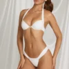 Braguitas de bikini tipo tanga Avina en blanco
