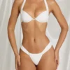 Braguitas de bikini tipo tanga Avina en blanco