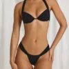 Braguitas de bikini tipo tanga Avina en negro