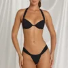 Braguitas de bikini tipo tanga Avina en negro