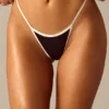 Braguitas de bikini triangulares Old Money en negro