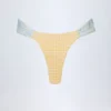 Braguitas de bikini Valencia Cheeky en cuadros vichy amarillos