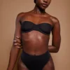 Braguitas de cintura alta de malla suave Intimates en negro