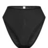 Braguitas de cintura alta de malla suave Intimates en negro