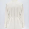 Camisa oversize de popelín de algodón Lerici en blanco
