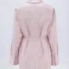Camisa oversize Lerici con rayas rosas