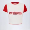 Camiseta corta con logotipo Salina en blanco