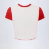 Camiseta corta con logotipo Salina en blanco