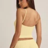 Camiseta de pijama tipo camisola Isalie de modal en amarillo pastel