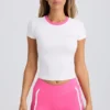 Camiseta estampada en blanco